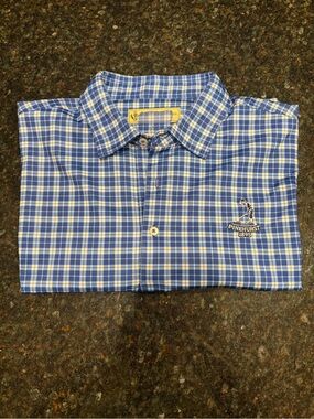 Pinehurst Resort - Men’s Blue Donald Ross Golf Polo - XL